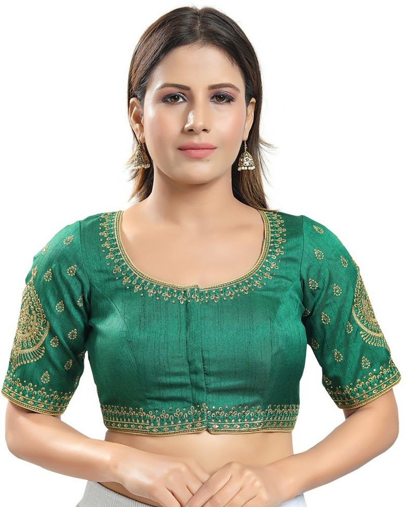 flipkart green blouse