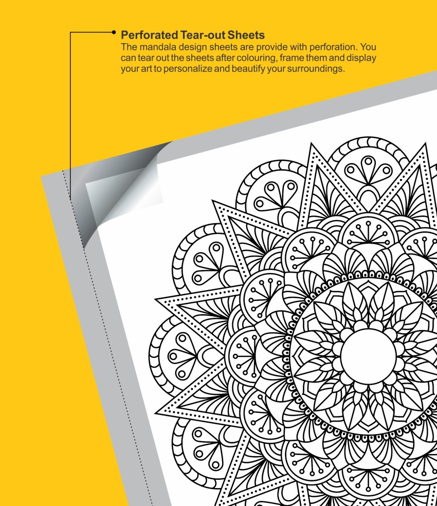 Mandala: Colouring Books for Adults with Tear Out Sheets (Adult Colouring  Book)