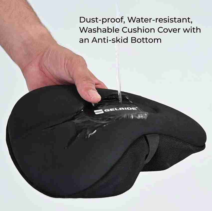 GELRIDE Premium 3D Gel Bicycle Saddle Seat Cushion Cover for