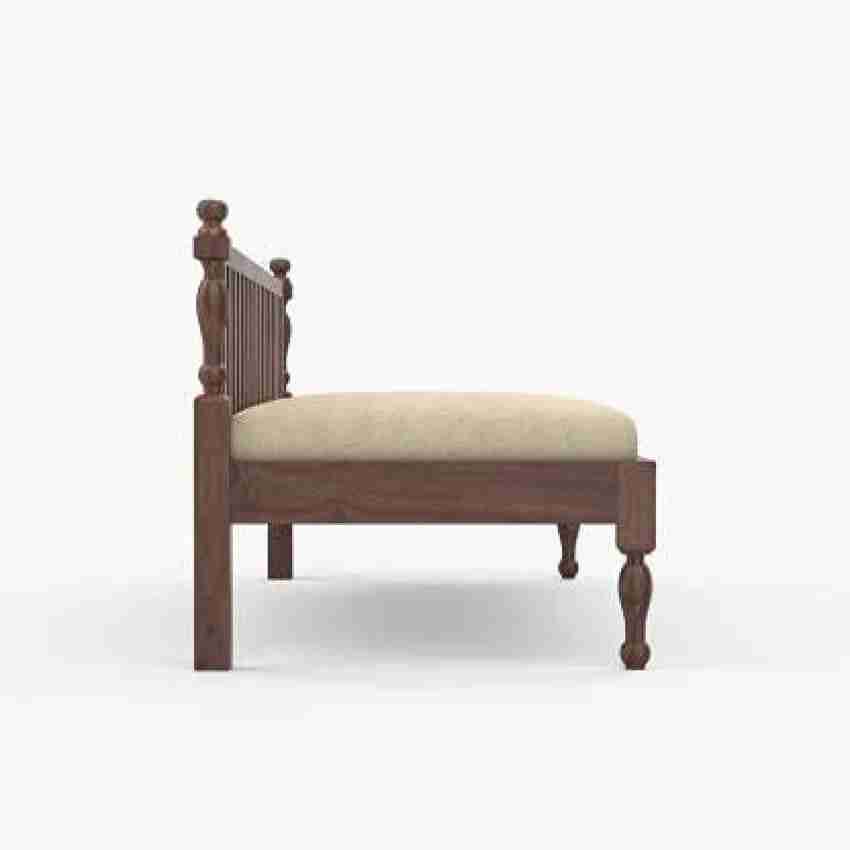 mk furniture Sheesham Wood Diwan Settee Finish Color Natural