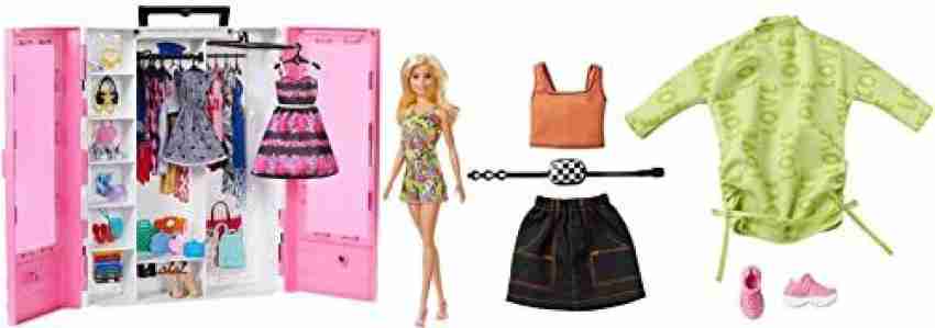 Barbie Fashionistas Ultimate Closet & Doll with 2 Sets of Clothing