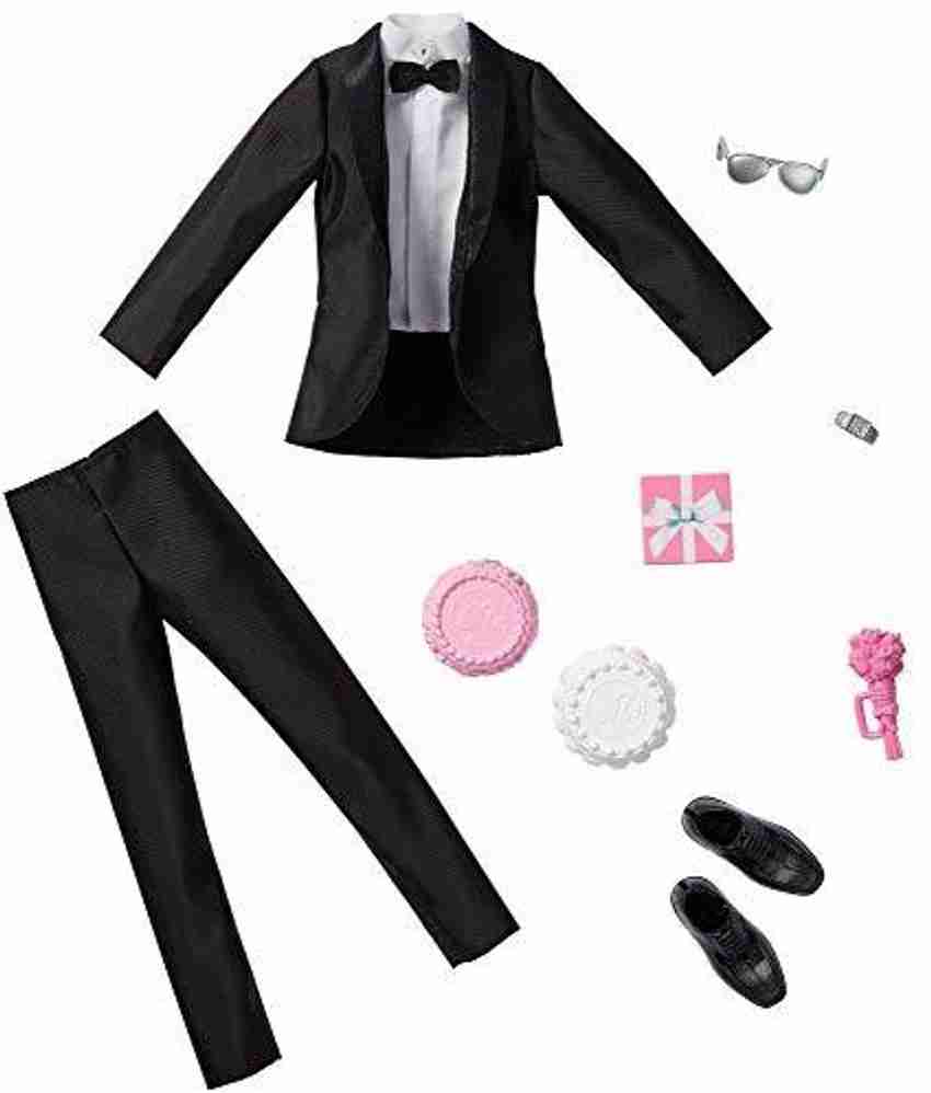 BARBIE Fashion Pack Bridal Outfit for Ken Doll Shoes Watch Gift