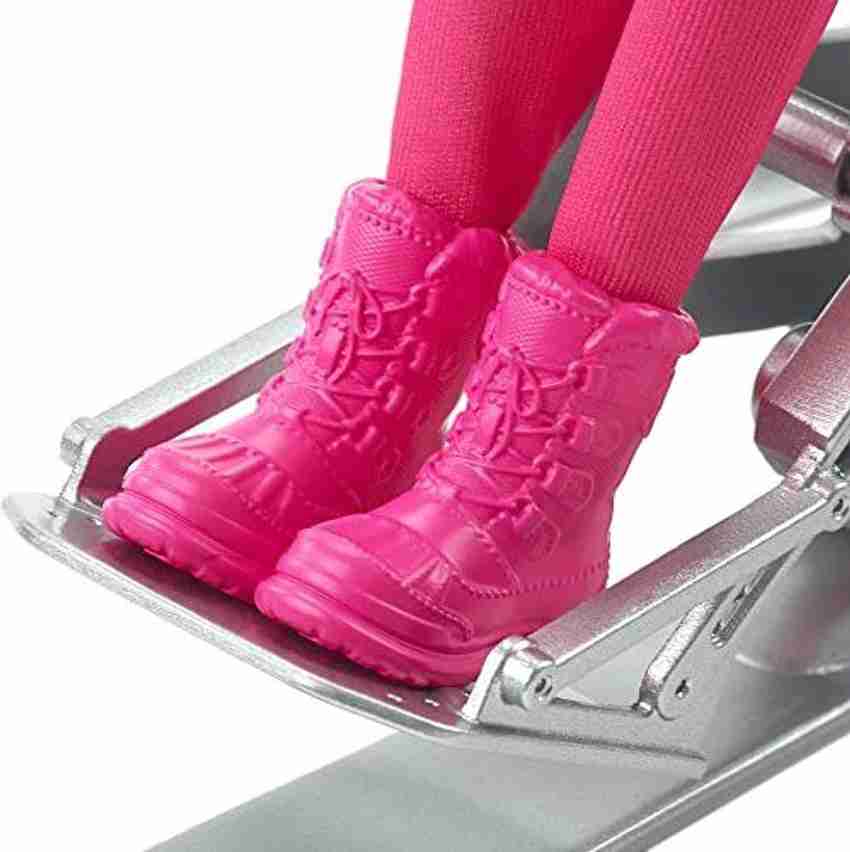 BARBIE Winter Sports para Alpine Skier Brunette Doll Pants Helmet