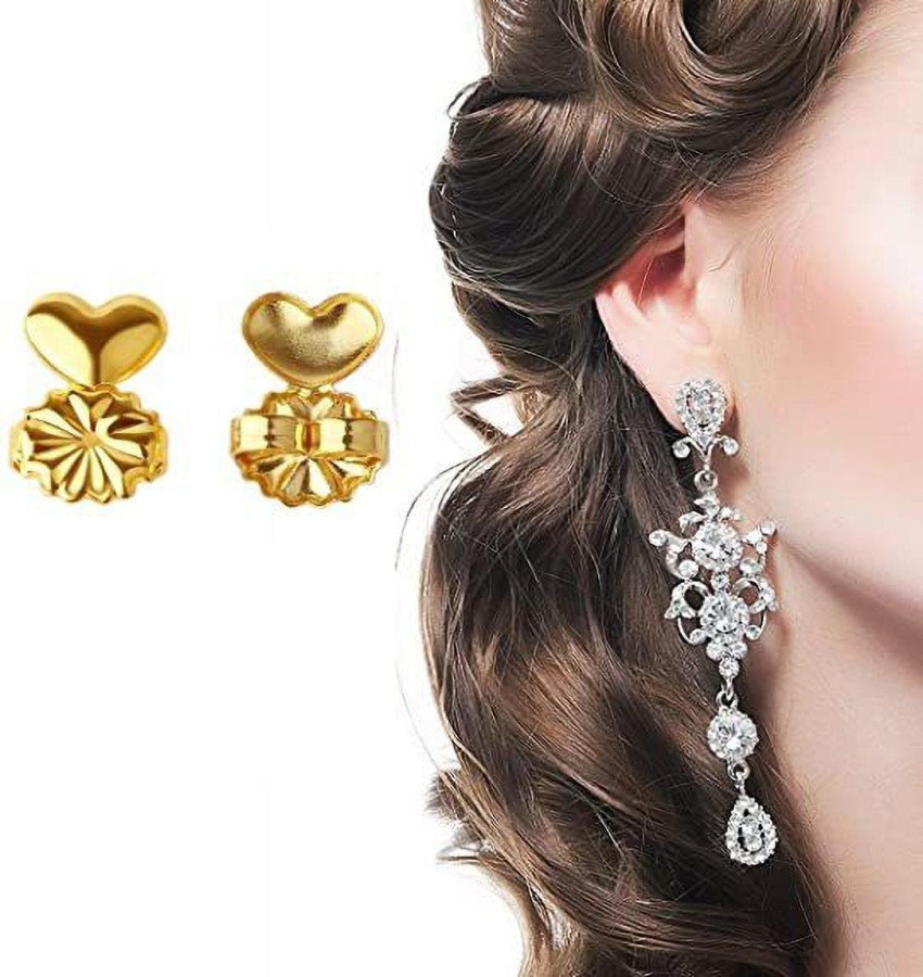 Magic Bax Lifters Adjustable Hypoallergenic Silver Gold Plated Earring  Lifts for Women. at Rs 75/pair, Gold Plated Earring in Mumbai