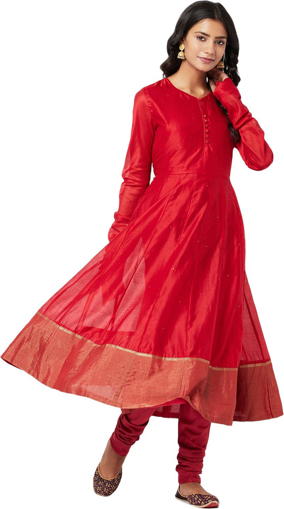 Fabindia Women Kurta Churidar Set Buy Fabindia Women Kurta Churidar Set Online at Best Prices in India Flipkart