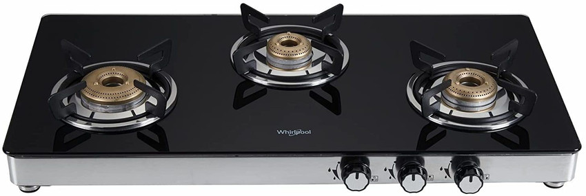 Whirlpool gas stove 3 burner hotsell