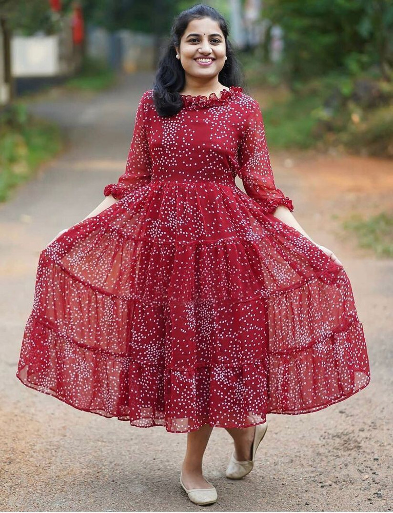 Flipkart girl 2025 long frock