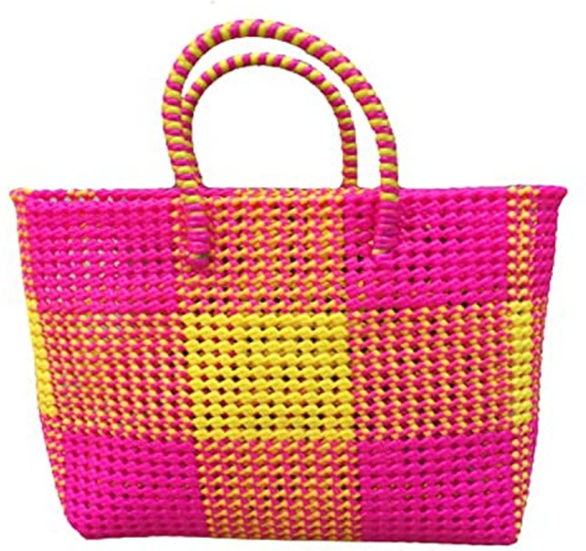 Market99 Plastic Hand Basket Shopping Bag  Picnic Basket Storage Bag  Organizers  Market 99