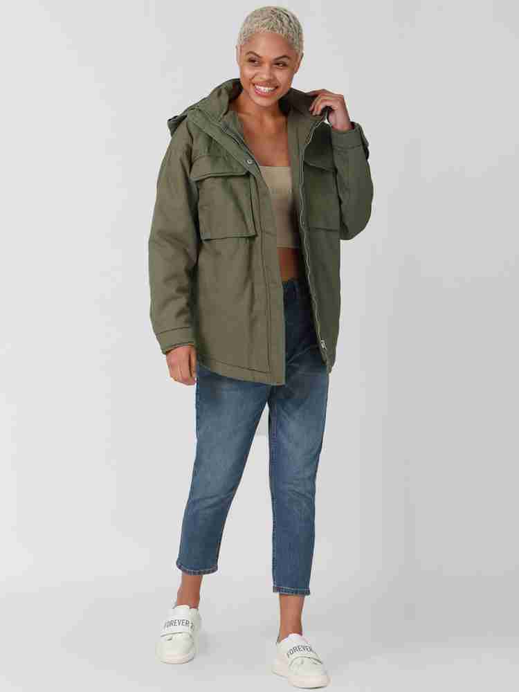 Forever 21 2025 olive green jacket