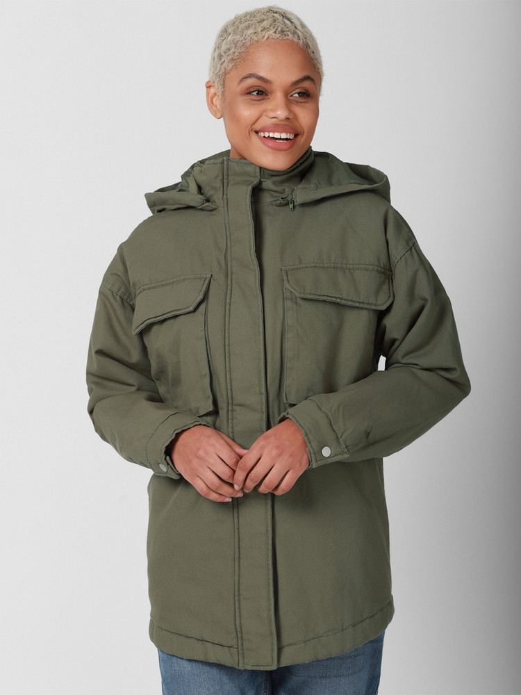 FOREVER 21 Full Sleeve Solid Women Jacket Buy FOREVER 21 Full