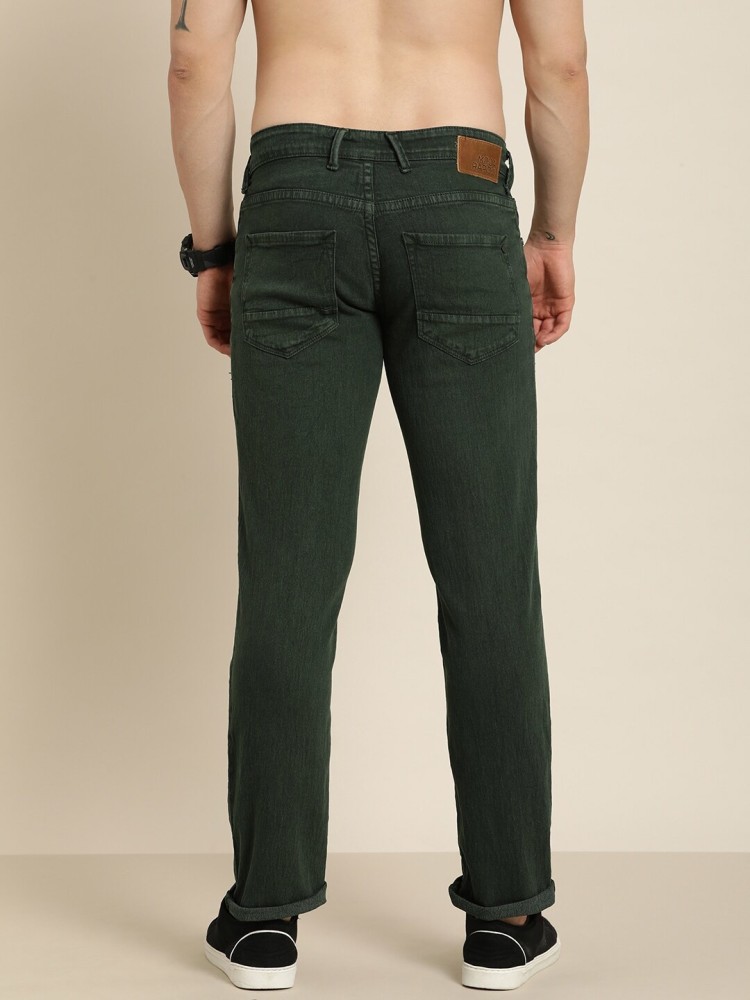 Moda Rapido Slim Men Dark Green Jeans - Buy Moda Rapido Slim Men Dark Green  Jeans Online at Best Prices in India