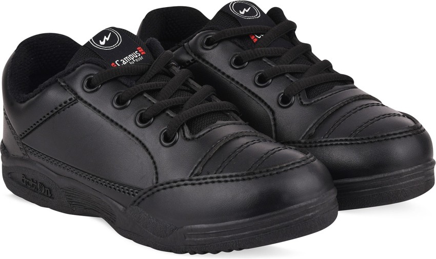 Campus black deals school shoes