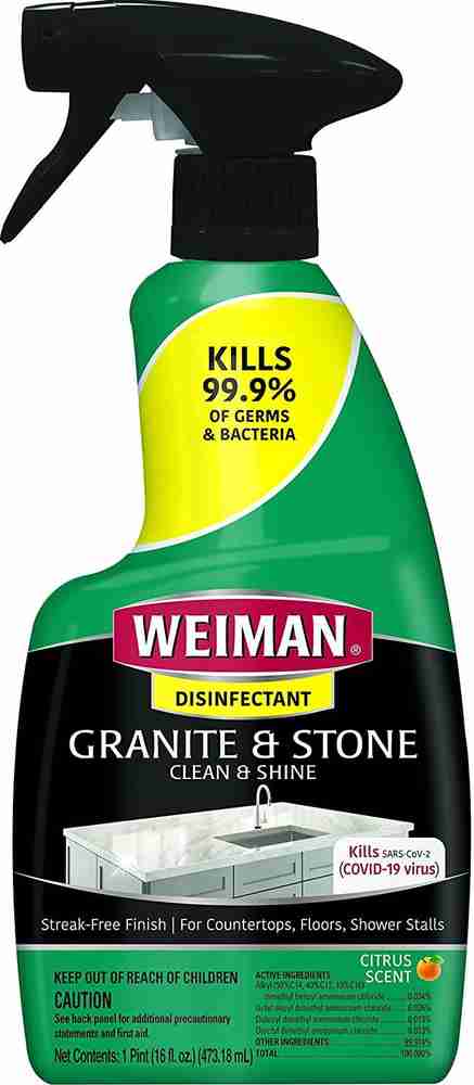 Granite cleaner and deals sealer
