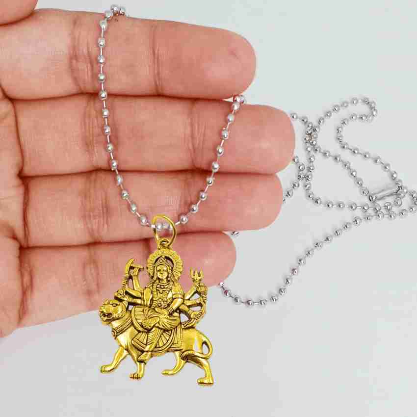 Durga maa deals pendant gold