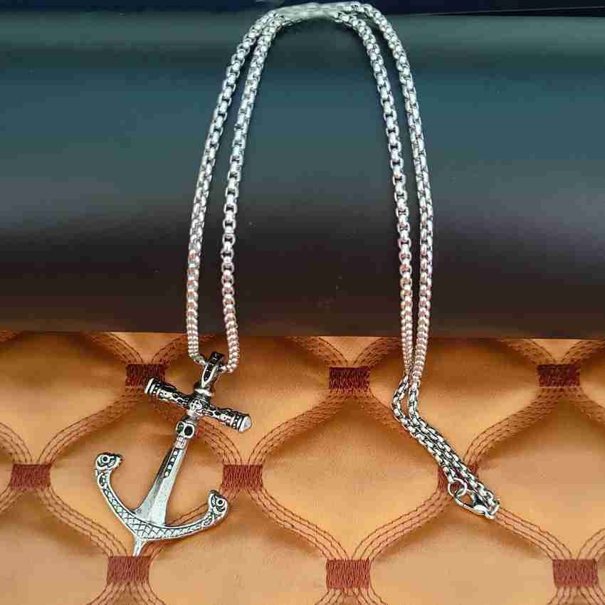 Stainless steel anchor pendant online