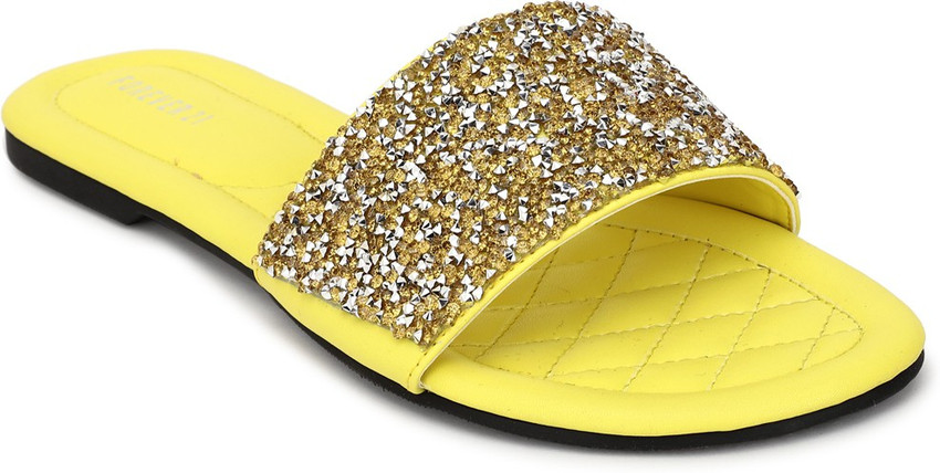 Forever 21 yellow sandals top