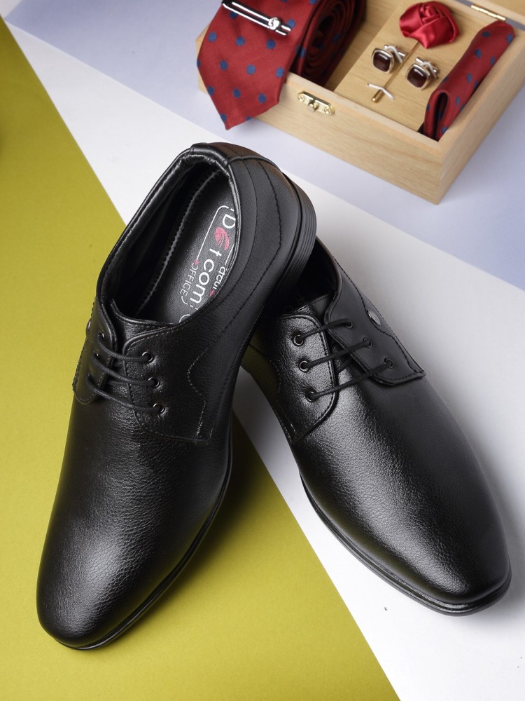 Action men black formal hot sale shoes