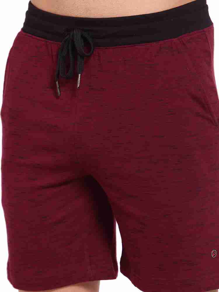 Sporto Solid Men Maroon Bermuda Shorts Buy Sporto Solid Men