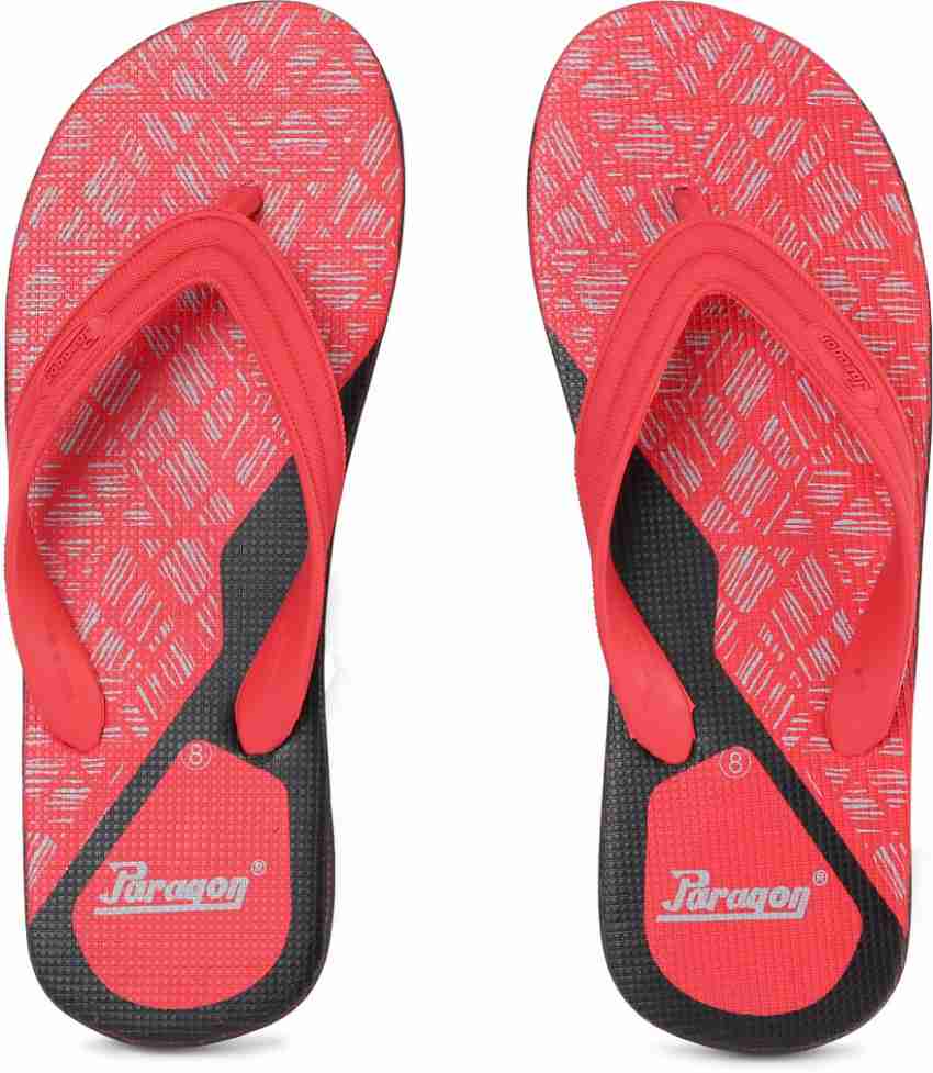 Paragon chappal best sale red colour