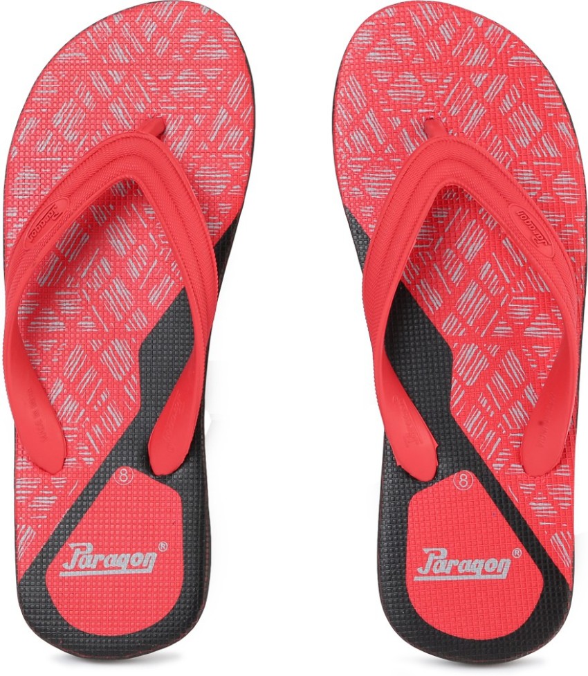 Paragon chappal hot sale red colour