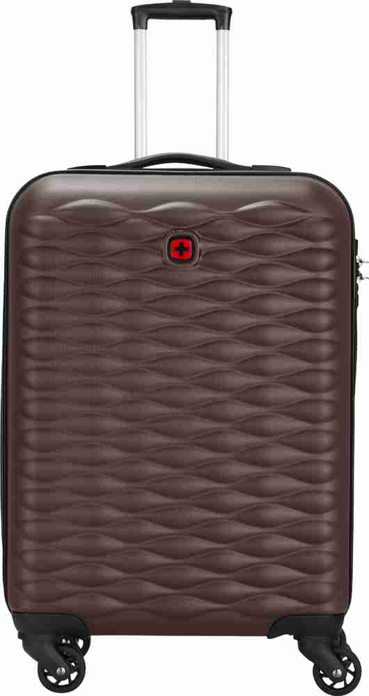 Wenger In Flight Carry On Cabin Suitcase 4 Wheels 22 inch Brown