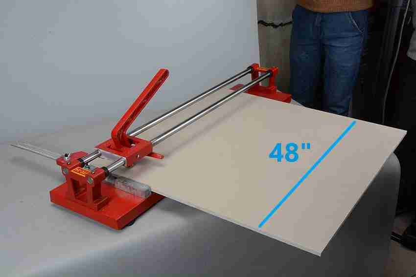 Cutting 48 sale inch tile