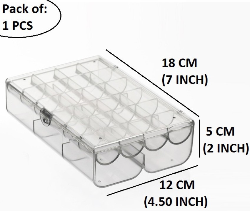 Portable Small Clear Boxes Transparent will get 24 packs Makeup