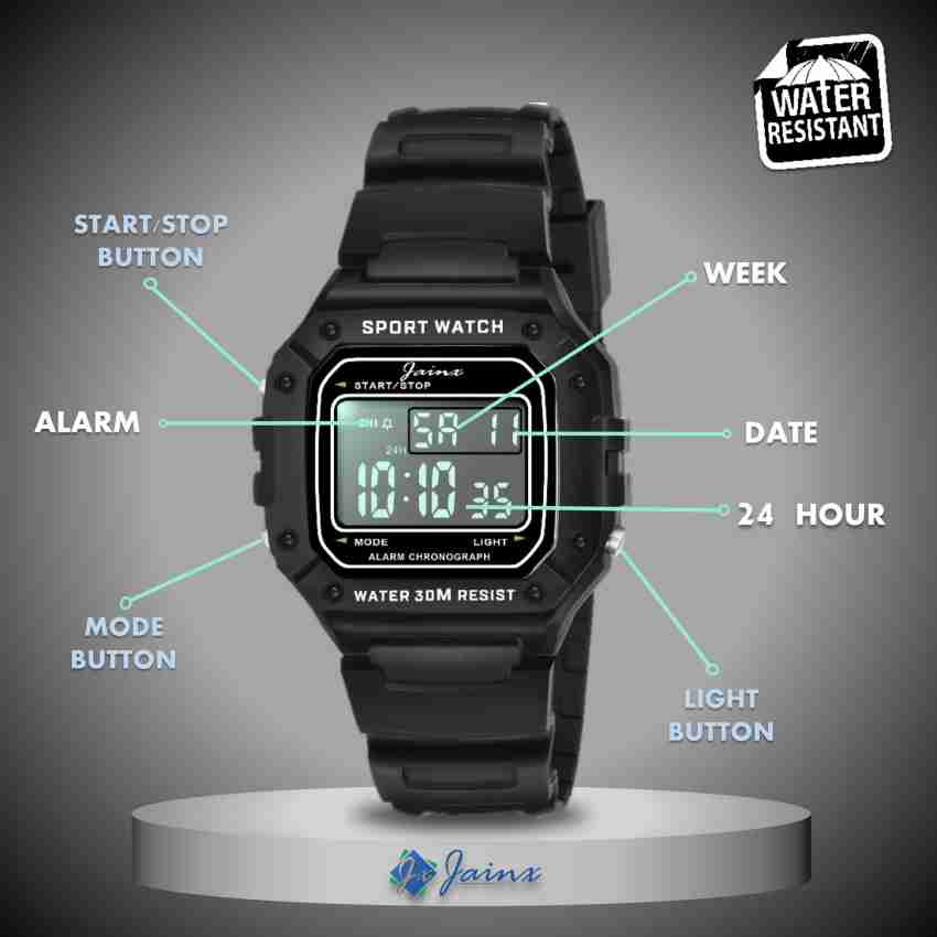 Jainx 2024 digital watch