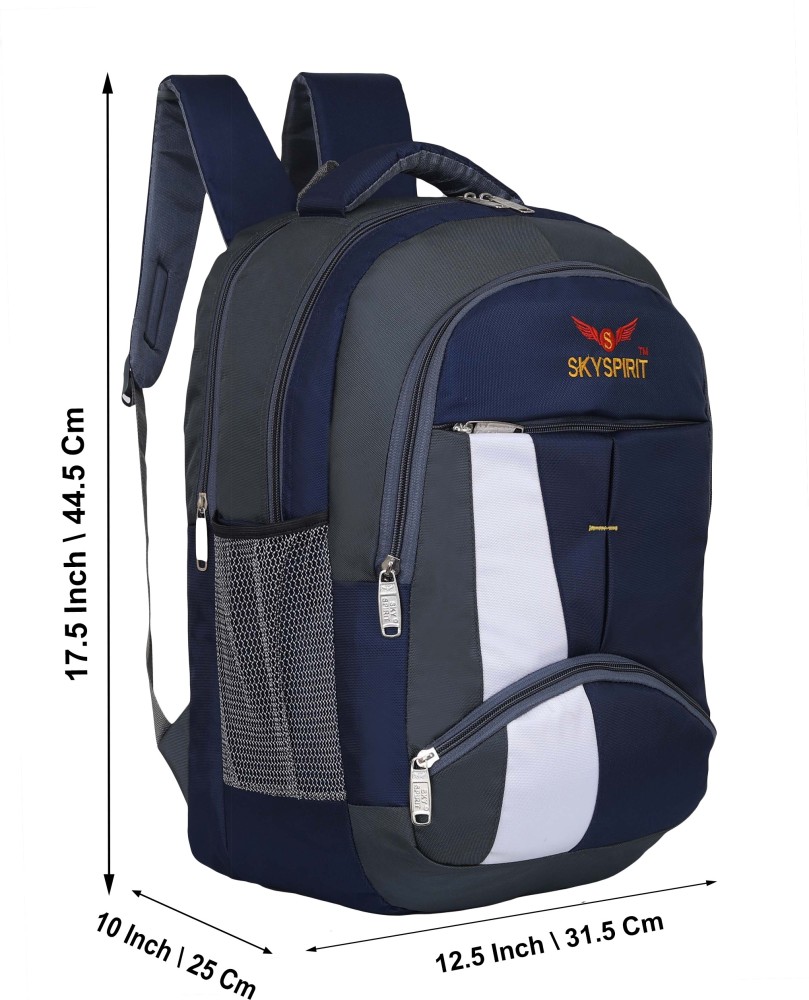 PLAYYBAGS Waterproof laptop bag with rain cover 35 L Laptop Backpack Grey   Price in India  Flipkartcom