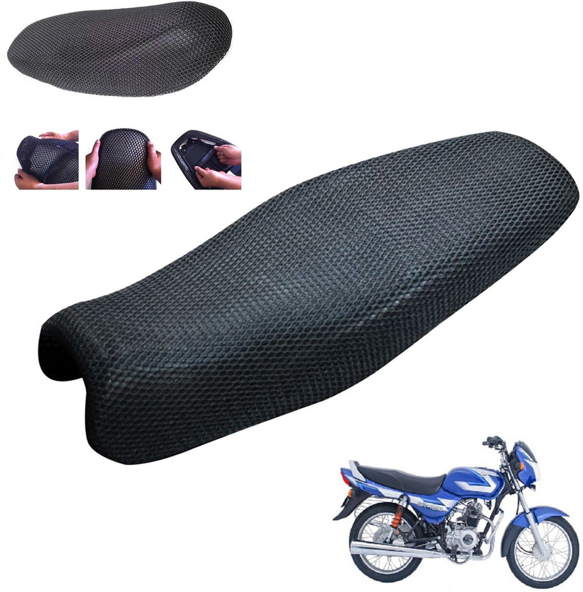 Generox NET Seat Cover For CT 100 Single Bike Seat Cover For Bajaj