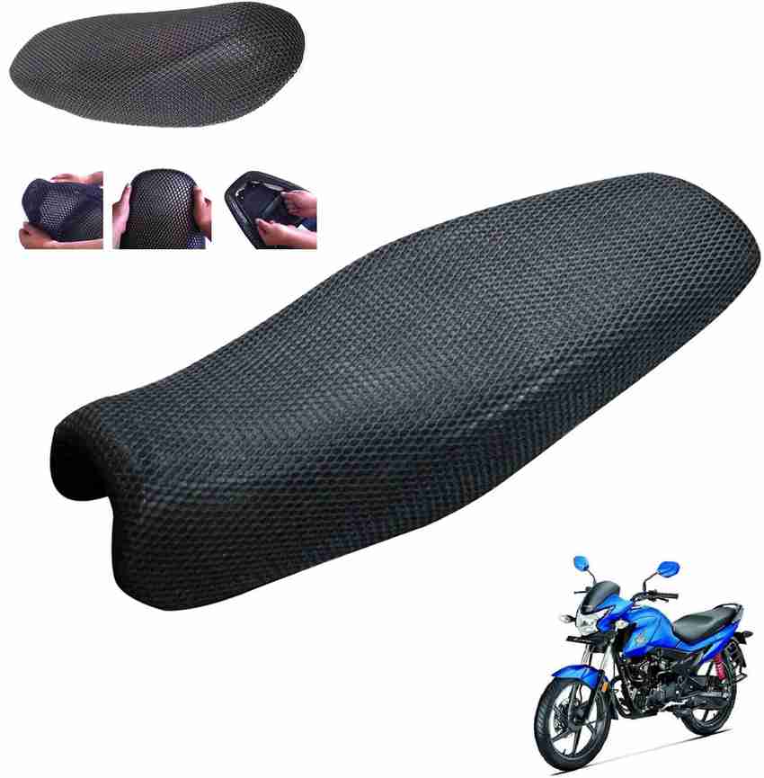 Generox NET Seat Cover For Livo Single Bike Seat Cover For Honda