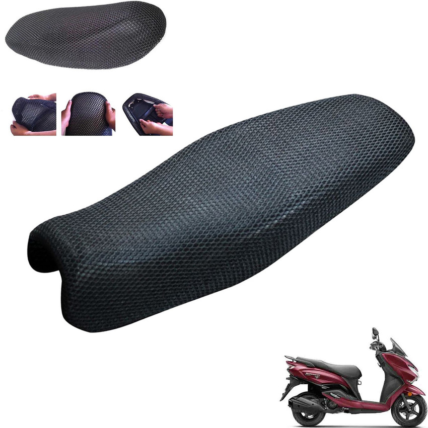 Generox NET Seat Cover For Burgman Single Bike Seat Cover For