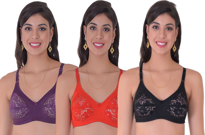 Livona Women Full Coverage Non Padded Bra - Buy Livona Women Full Coverage  Non Padded Bra Online at Best Prices in India