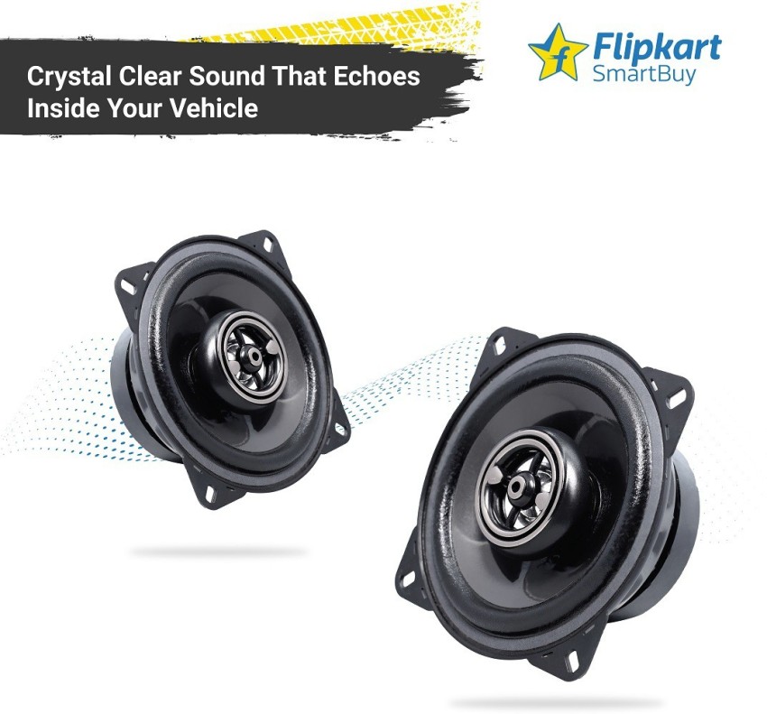 4 inch car speakers with good bass 2024 in india