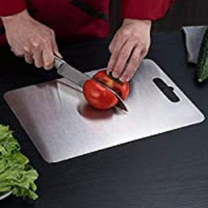 Miral Enterprises Small Chopping Board for Kitchen, Chopping Board with  Hanging Hole, Stainless Steel Cutting Board Price in India - Buy Miral  Enterprises Small Chopping Board for Kitchen, Chopping Board with Hanging