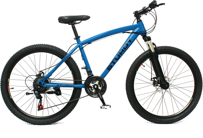 Sturdy Bikes 27.5 inch MTB with 21 Gears and Dual Disc Brakes 27.5 T Mountain Cycle Price in India Buy Sturdy Bikes 27.5 inch MTB with 21 Gears and Dual Disc