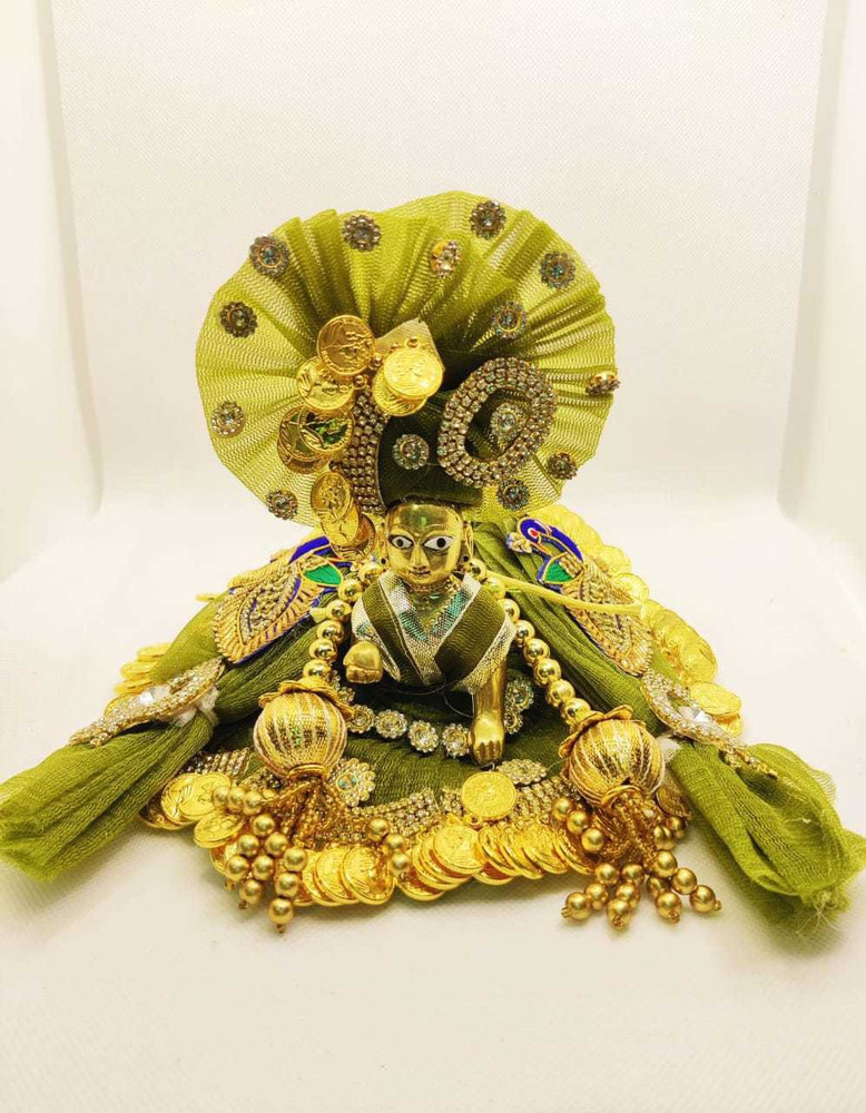 radha krishnam poshak Laddu Gopal Dress With Pagdi Laddu Gopal