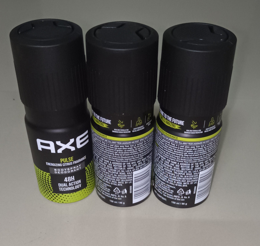Axe body spray best sale names