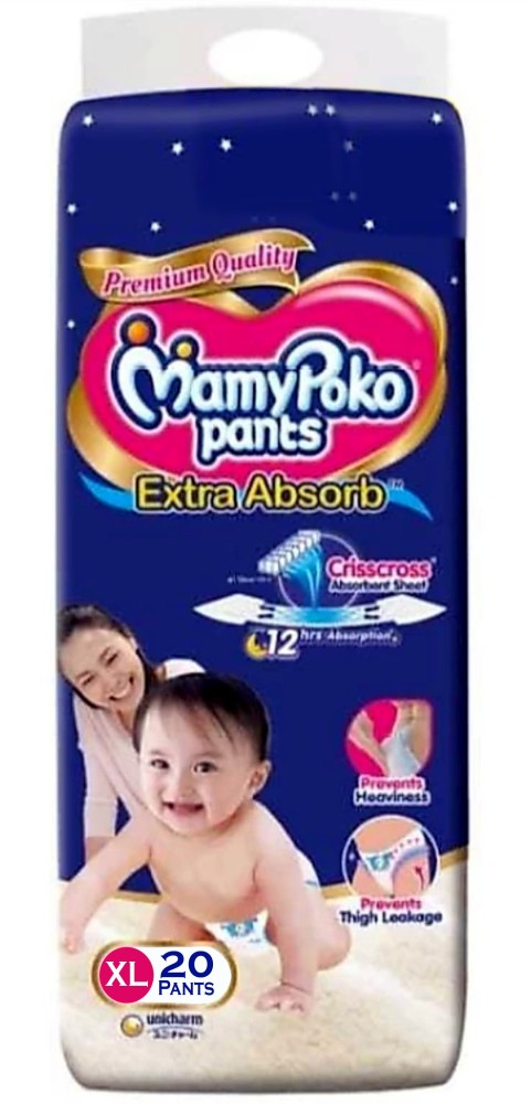 MamyPoko Extra Absorb Diaper Pants XL 18 Count Price Uses Side Effects  Composition  Apollo Pharmacy