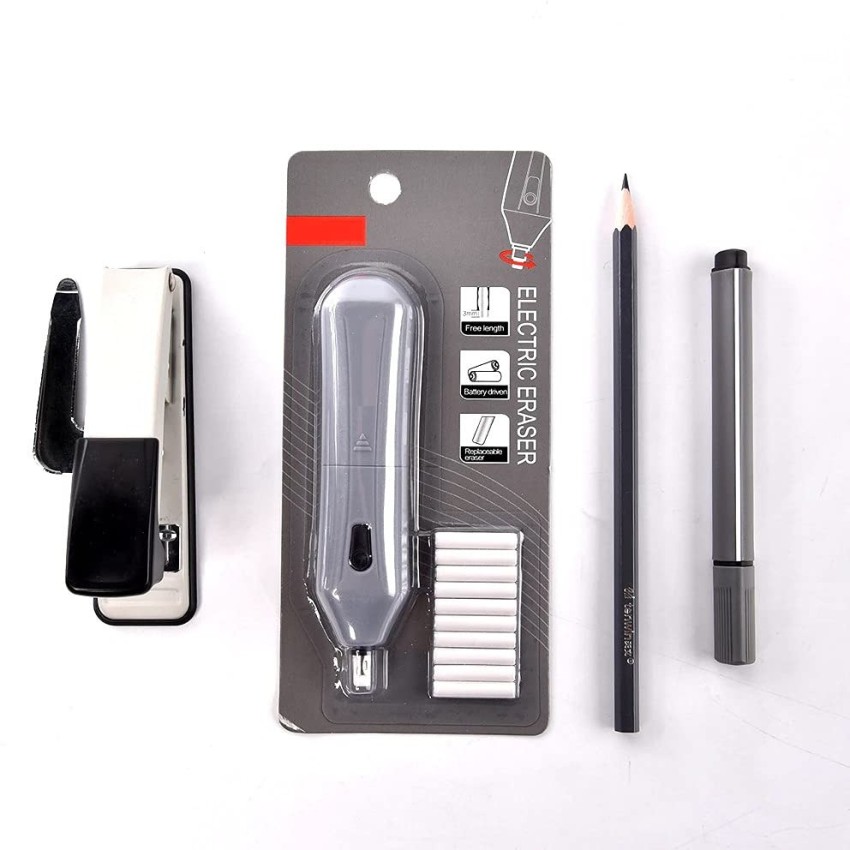 Electric Eraser Battery Operated Auto Erasers Rubber for Artist Drawing  Painting Sketching Drafting Gray 