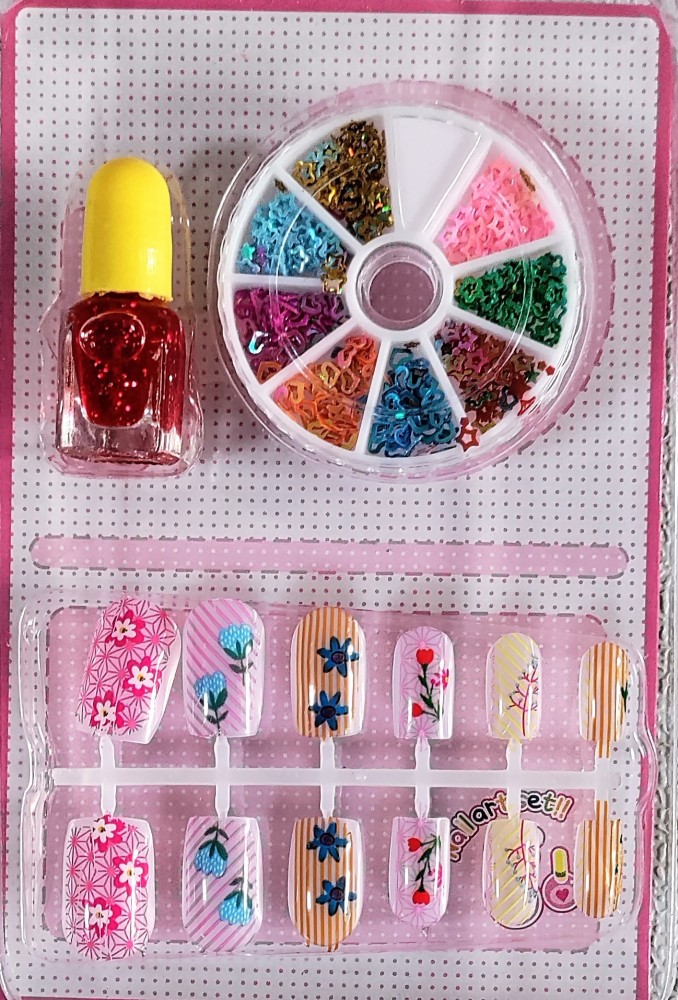 Large Nail Painting Kit Dryer Pens Glitters | Toys \ Beauty Sets \ For nails  |