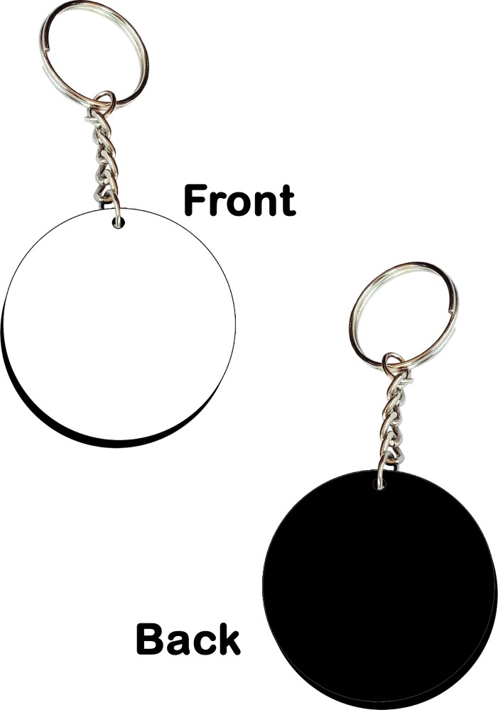 Zinc Alloy White Sublimation Key Ring at Rs 20/piece in Bhubaneswar