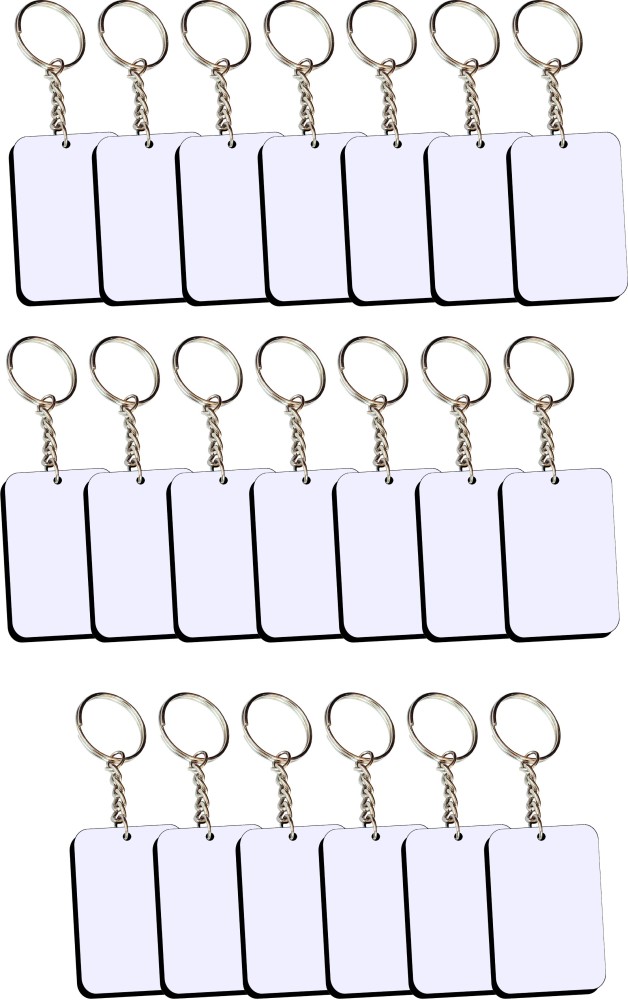 Metal Keychain Accessories, Blanks Resin Silicone