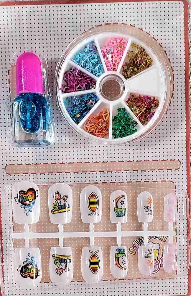 Preili s Different Colored Attractive Baby Nail Art Kit for kids Girl s