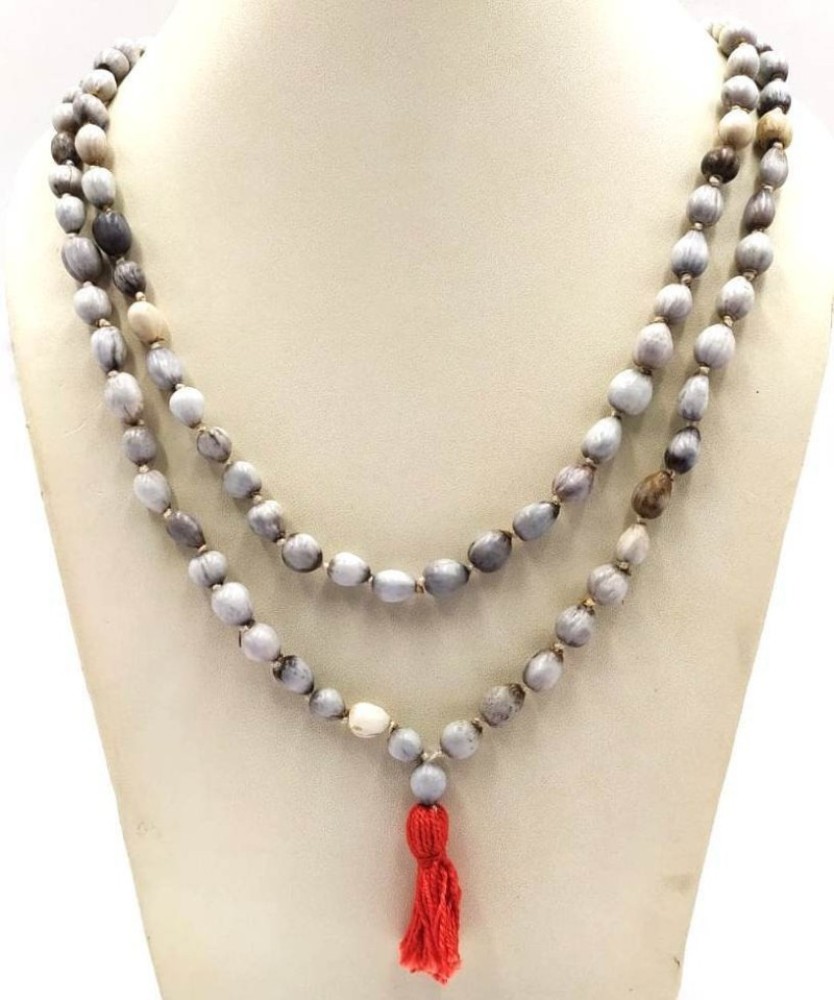 Vaijayanti Mala Beads Necklace, Vaijanti seeds beads 108 India