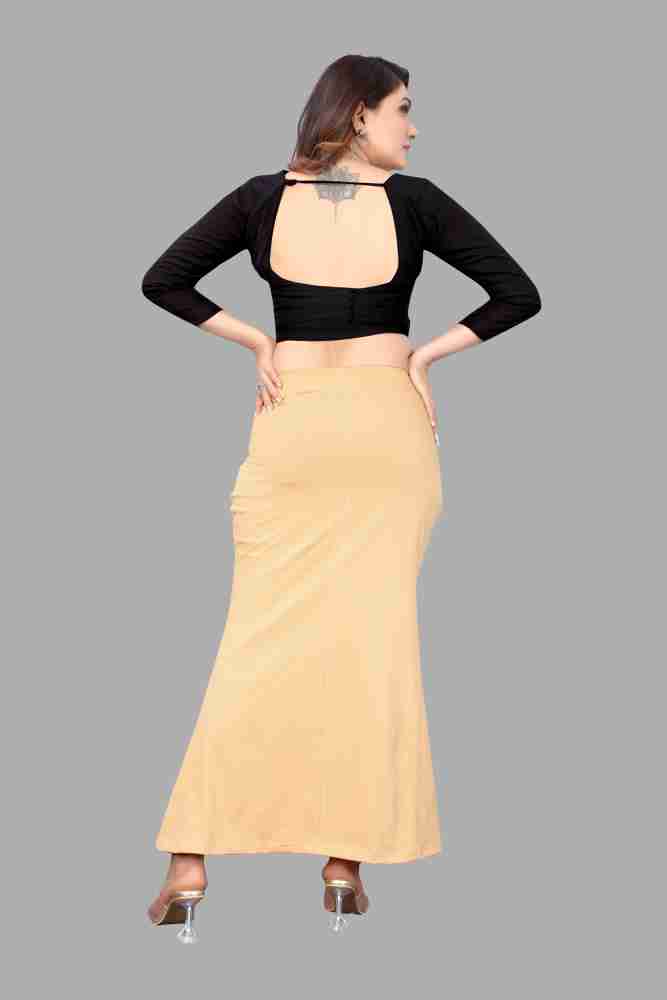 VJ FASHION Flared Saree Shapewear Maroon (FREE1) Nylon Blend Petticoat  Price in India - Buy VJ FASHION Flared Saree Shapewear Maroon (FREE1) Nylon  Blend Petticoat online at