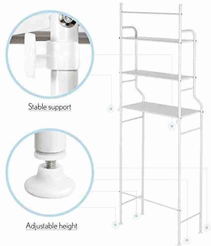 Bathroom Shelves, Bathroom Organizer, Floating Shelves, Wall Shelves, Self  Adhesive Wall Mount Shower Caddy 14x5 Inch, White, Pack of 1 
