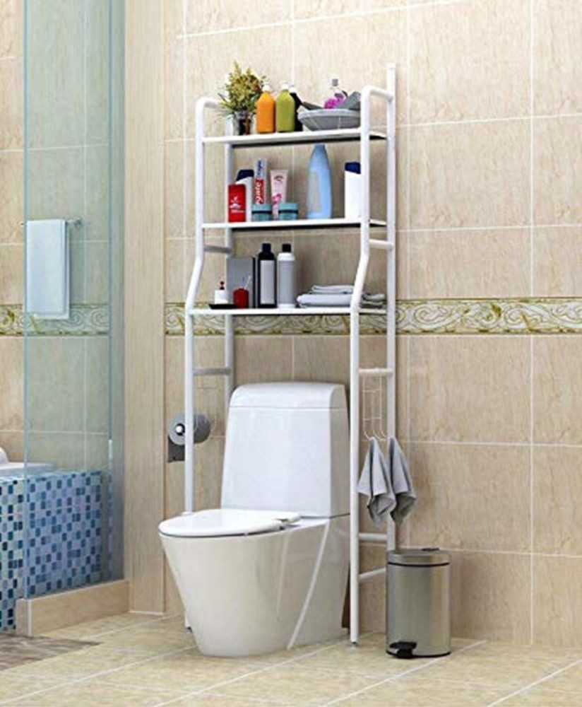 1pc Toilet Storage Rack Shelf, Multi-layer Bathroom Organizer Rack