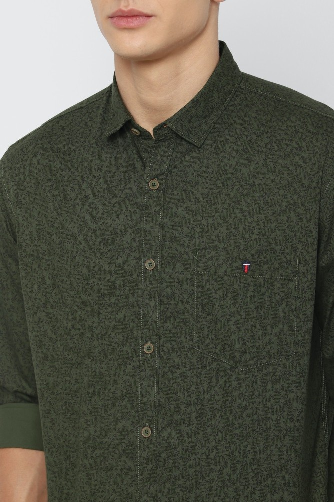 Buy Louis Philippe Green Shirt Online - 800406