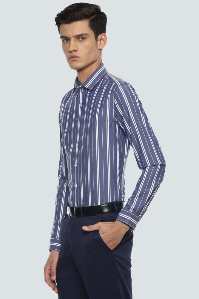 LOUIS PHILIPPE Men Striped Formal White Shirt - Buy LOUIS PHILIPPE Men  Striped Formal White Shirt Online at Best Prices in India